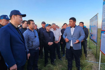 Фотография к новости: Түркістан облысында шегірткеге қарсы 111 мың га жер өңделді