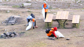 Фотография к новости: Алматыда бір апта ішінде 20 120 текше метр қоқыс шығарылды