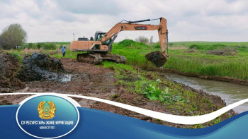 Фотография к новости: Алты облыста 390 шақырымнан аса суару арнасы тазартылды