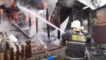 Фотография к новости: ШҚО-дағы өрт сөндірілді