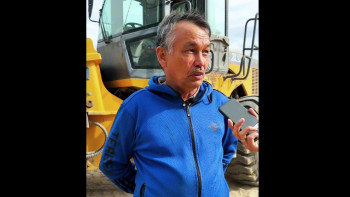 Фотография к новости: Тараздық азамат Атырауда қорғаныс бөгеттерін салуға қатысуда