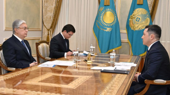 Фотография к новости: Мемлекет басшысы Ренат Бектұровты қабылдады