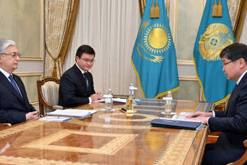 Фотография к новости: Мемлекет басшысы Қаржы министрі Мәди Такиевті қабылдады