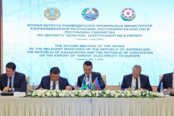 Фотография к новости: Қазақстан, Әзірбайжан және Өзбекстан маңызды меморандумға қол қойды