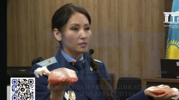 Фотография к новости: Прокурор Нүкенованың басына ұйыған қан мөлшерін көрсетті