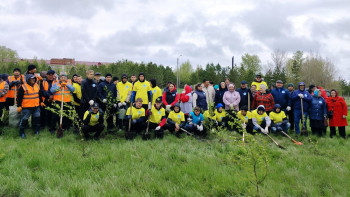 Фотография к новости: Таза Қазақстан. Қостанайлықтар тасқыннан зардап шеккен аумақты тазартты