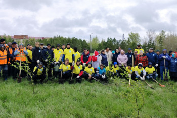 Фотография к новости: Таза Қазақстан. Қостанайлықтар тасқыннан зардап шеккен аумақты тазартты