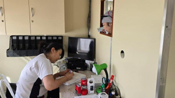 Фотография к новости: Денсаулық пойызы Бейнеу ауданына аялдады