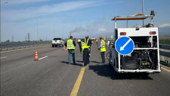 Фотография к новости: Үлкен Алматы айналма автожолының кейбір жолақтарында қозғалысты уақытша шектеу енгізіледі