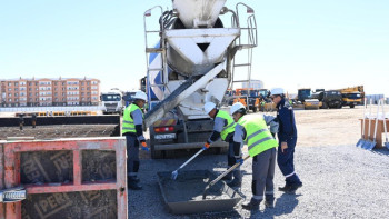 Фотография к новости: Қызылордада жаңа стадионның іргетасы қаланды