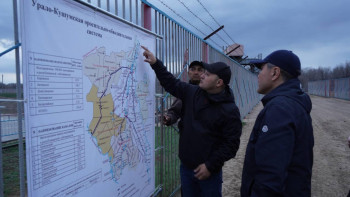 Фотография к новости: БҚО ірі суару-суландыру жүйесіне 400 млн текше метр тасқын суы жіберілді