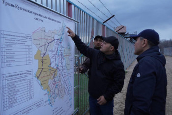 Фотография к новости: БҚО ірі суару-суландыру жүйесіне 400 млн текше метр тасқын суы жіберілді