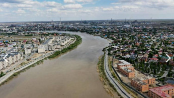 Фотография к новости: Жайық өзенінің деңгейін панорамалық форматта бақылауға болады