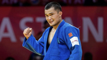 Фотография к новости: Мағжан Шамшадин Grand Slam турнирінің күміс жүлдегері атанды