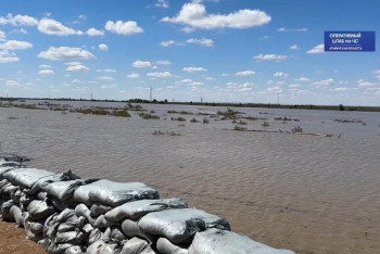 Атырау:  Индер ауданында бөгет бойына кезекшілік пункттер қойылып жатыр