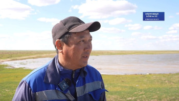 Фотография к новости: Индерде Бағырлай каналына су келіп жатыр