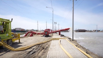 Фотография к новости: Су тасқыны. Зардап шеккен аумақтардың 75 пайызы судан тазартылды