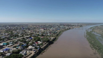 Фотография к новости: Жедел штаб Жайық өзеніндегі су деңгейі туралы айтты