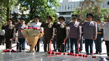 Фотография к новости: Әскери қызметшілер Сағадат Нұрмағамбетовті еске алды