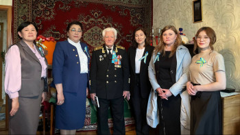 Фотография к новости: Мемлекеттік орталық музей ардагерлерді мерекемен құттықтады