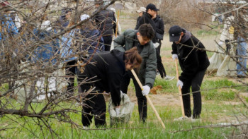 Фотография к новости: Елордада экоакция кезінде рұқсат етілмеген қоқыс полигондары жойылды