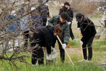 Фотография к новости: Елордада экоакция кезінде рұқсат етілмеген қоқыс полигондары жойылды