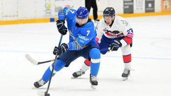 Фотография к новости: Шайбалы хоккейден Қазақстан құрамасы Ұлыбританиямен жолдастық кездесуде жеңіске жетті