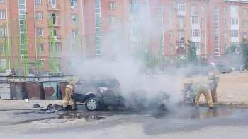 Фотография к новости: Қызылордада көлік толығымен өртеніп кетті