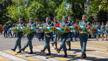 Фотография к новости: Талдықорғанда 200 сарбаз ант қабылдады