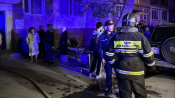 Фотография к новости: Сәтбаев қаласында пәтер өртенді