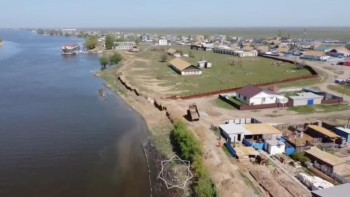 Фотография к новости: Жайық өзеніндегі су деңгейі тағы көтерілді