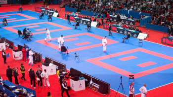 Фотография к новости: Каратэ: Ұлттық құрама 39 алтын медальмен жалпы есепте топ жарды