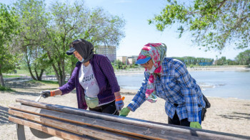 Фотография к новости: Таза Қазақстан. Жетісуда "Мөлдір бұлақ" науқаны жалғасын тапты