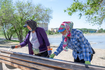 Фотография к новости: Таза Қазақстан. Жетісуда "Мөлдір бұлақ" науқаны жалғасын тапты