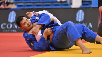 Фотография к новости: Дзюдодан Grand Slam турнирі: Ғалымжан Қырықбай екінші айналымға өтті