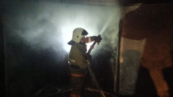 Фотография к новости: Ақмола облысында гараж өртке оранды