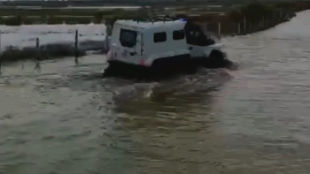 Фотография к новости: Атырауда су тасқынына қарсы жұмыстар жалғасуда