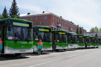 Фотография к новости: Риддерде 25 жаңа автобус қолданысқа берілді