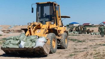 Фотография к новости: Атырау облысы Жайық өзеніндегі су деңгейі өзгерді