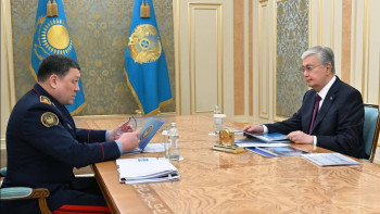 Фотография к новости: Сәденов Тоқаевқа еліміздегі криминогендік ахуал туралы мәлімет берді