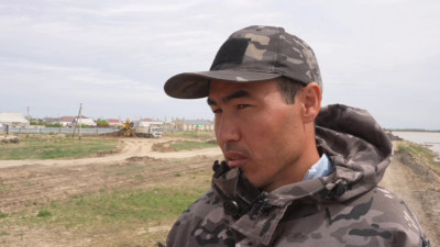 Су қоршауында қалған Талдыкөлде ахуал тұрақты - әкім