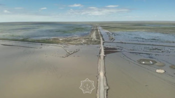 Фотография к новости: Жайық деңгейі қауіпті межеден асты: ТЖМ не дейді