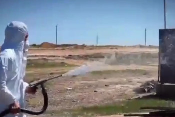 Фотография к новости: Су тасқыны. Құлсарыда 2192 тұрғын үй дезинфекцияланды