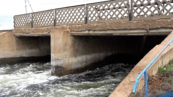 Фотография к новости: Ресейден келген тасқын су Қамыс-Самар көлдеріне жіберілді