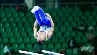 Милад Карими спорттық гимнастикадан Азия чемпионатының күміс жүлдесін жеңіп алды
