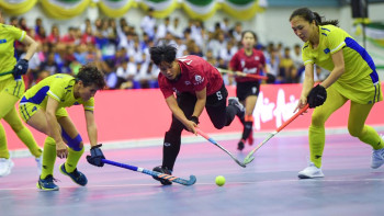 Фотография к новости: Индорхоккейден ел құрамасы Азия кубогының күміс жүлдегері атанды