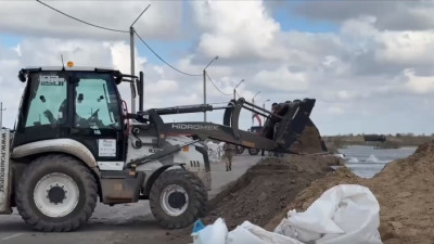 Су тасқыны. Трасса астына су өткізгіш құбырлар салынды