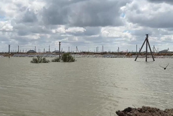 Атырауда Жайық өзенінің деңгейі көтерілді