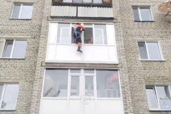 Фотография к новости: Көкшетауда екі бала құтқарылды