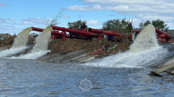 Фотография к новости: ТЖМ: СҚО-да су басқан үйлер саны азайды